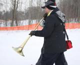 It was so cold, this horn was frozen to this fan&#039;s lips. 2010 Cyclocross World Championships, Tabor. ? Dan Seaton