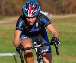 Deidre Winfield solos to victory at the Tacchino CX. ? Tom Olesnevich