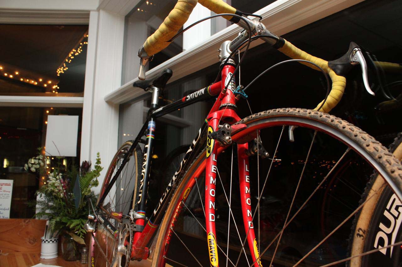 Bart Bowen's HotTubes-made Team Saturn Lemond cyclocross bike. ? Cyclocross Magazine