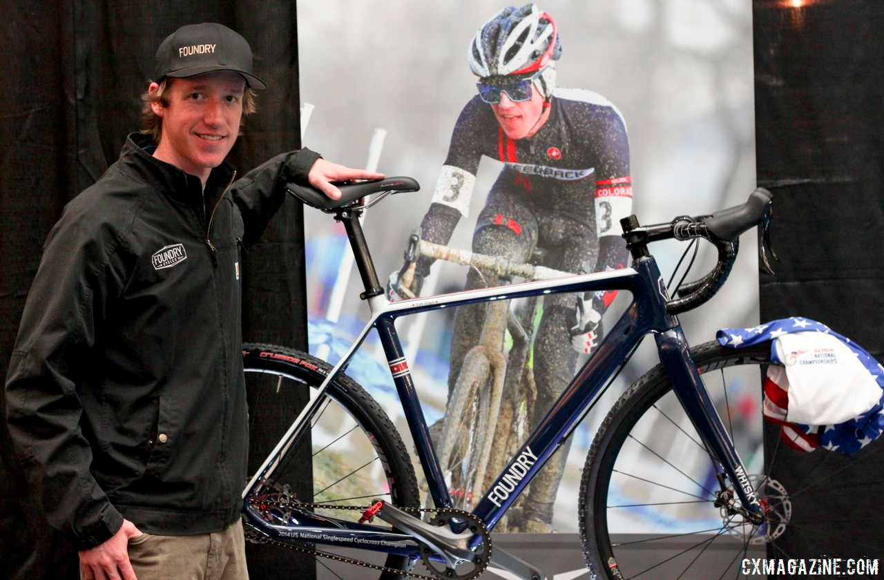 Tim Allen\'s with his new Harrow singlespeed - a gift from Foundr