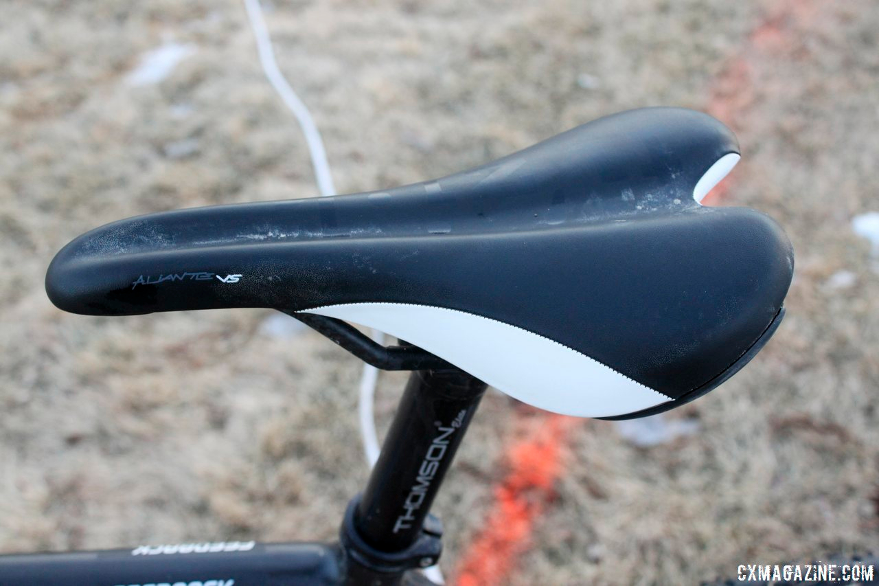 Thomson provides the seat post on Allen's bike and the singlespe