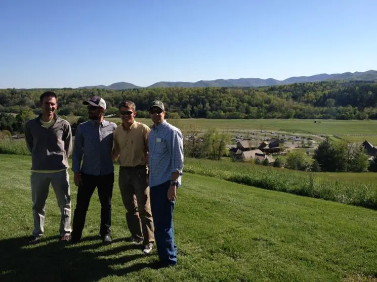 Tim looks at the Asheville course © Tim Johnson