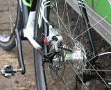 The Avid BB7's mounted on Tim Johnson's prototype Cannondale Super X. ©Cyclocross Magazine