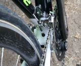 Front derailleur cable routing on the Super X prototype. ©Cyclocross Magazine