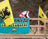 Andy Jaques-Maynes (Cal Giant/Specialized) is first on the flyover for Elite Men © Tim Westmore