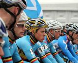 The Belgians crowd the front line. ©Thomas van Bracht