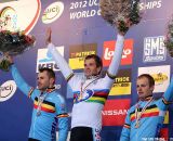 (L to R): Peeters, Albert, Pauwels on an all-Belgian podium. ©Thomas van Bracht 