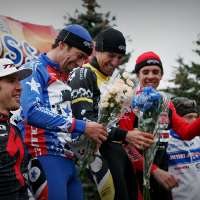 Men&#039;s podium, Toronto Day 1