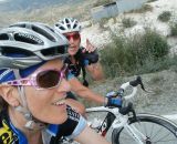 Christine and Nancy playing in the mountains. © Christine Vardaros