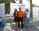 Nancy receiving her medal for oldest female competitor © Christine Vardaros