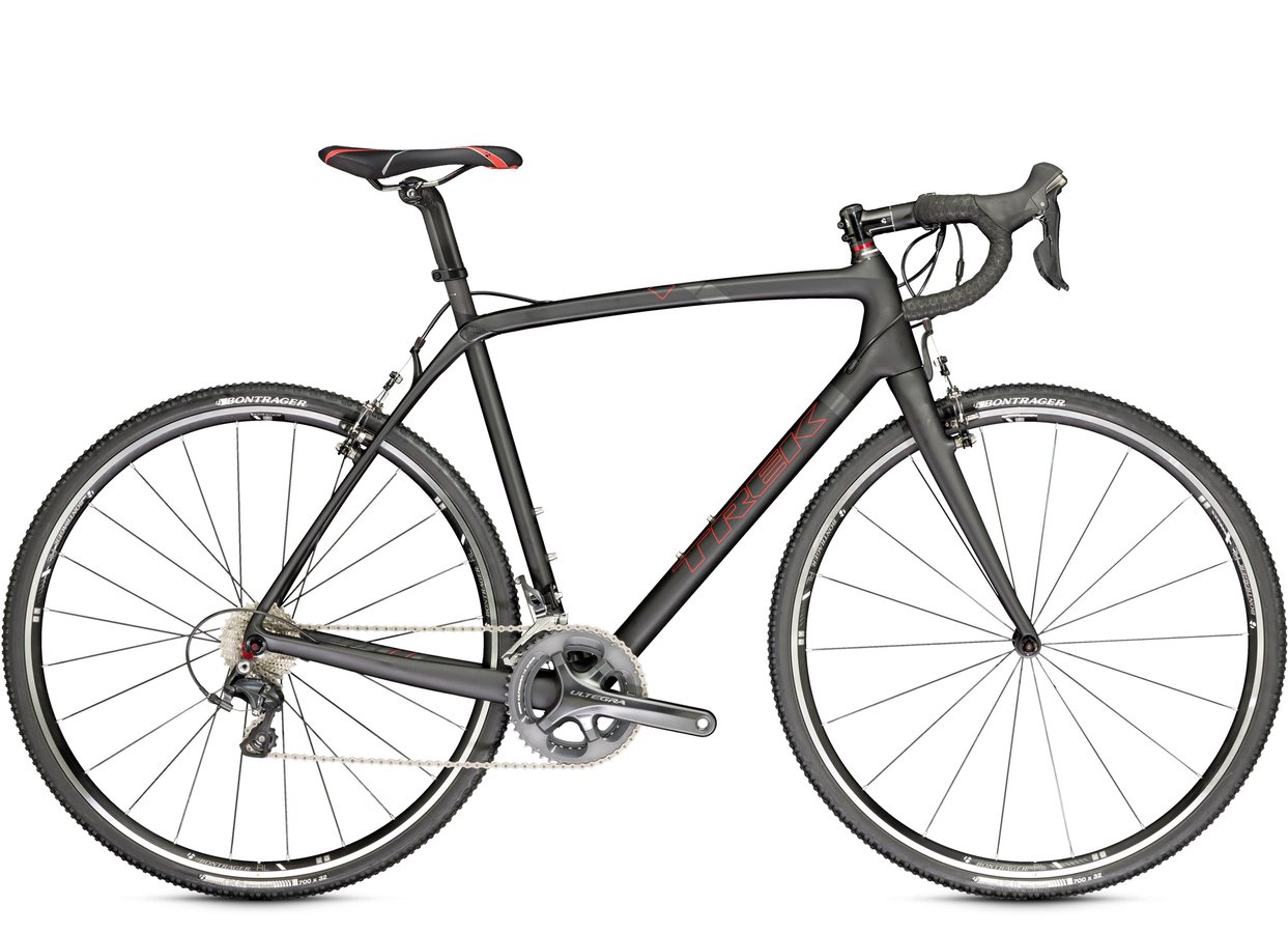 The $4199.99 Trek Boone 9 cantilever brake cyclocross bike complete, with Ultegra 11speed.