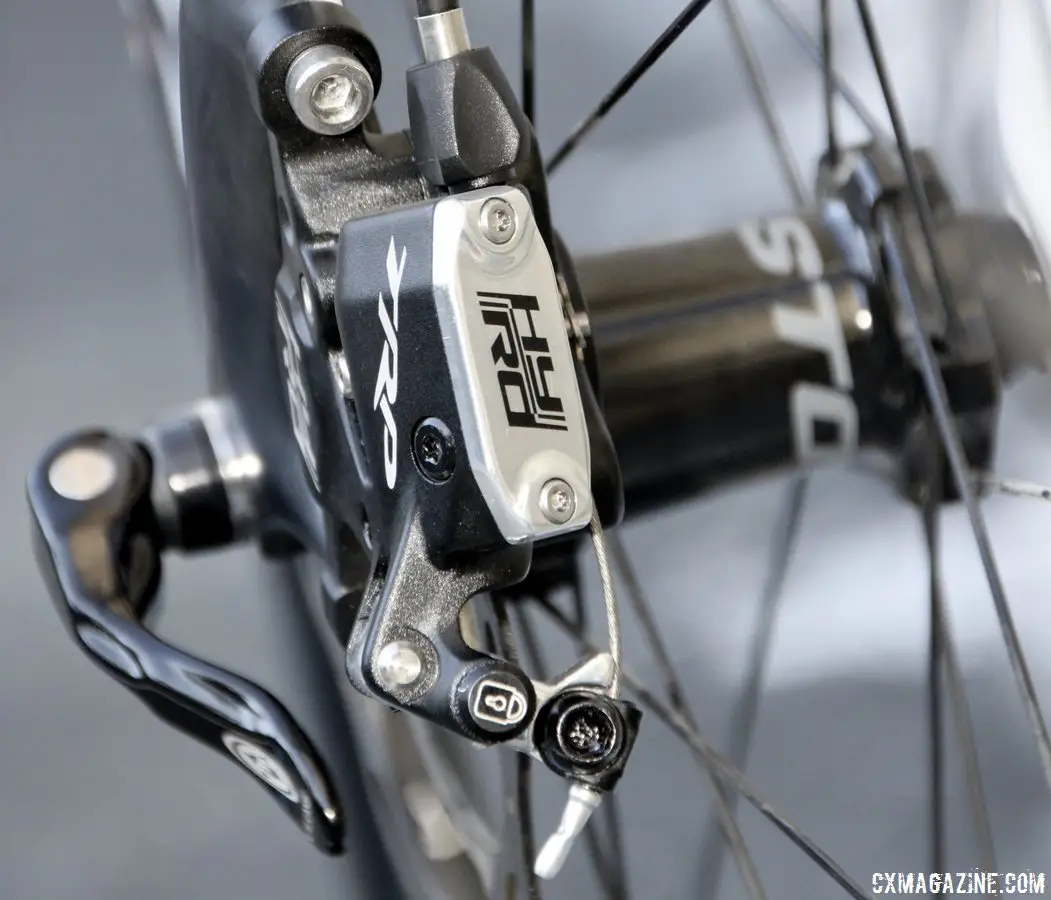 TRP Brakes HY-RD cable-actuated hydraulic disc brake. © Cyclocross Magazine