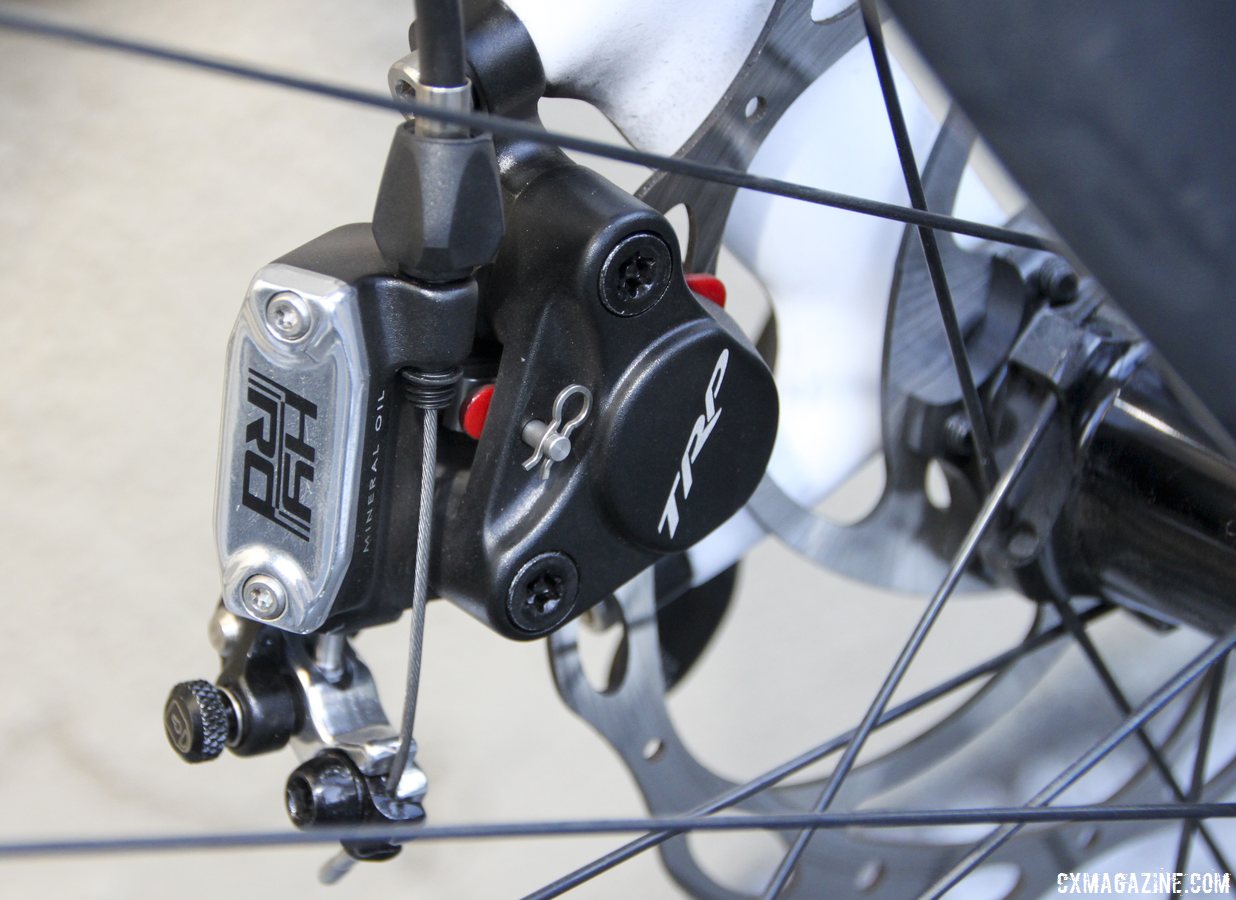 hybrid mechanical hydraulic disc brakes