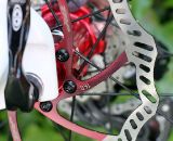 The TRP Brakes Parabox hydraulic disc brake system prototype uses 160mm rotors, but the final product may feature 140mm rotors. © Cyclocross Magazine