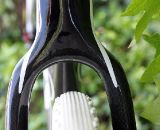 Mud clearance on the seat stays is no longer an issue with discs. TRP Brakes Parabox Hydraulic Disc Brake Adaptor. © Cyclocross Magazine