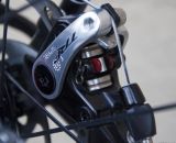 A circlip allows pad removal on the TRP Brakes' Spyre Mechanical Disc Brake. © Cyclocross Magazine