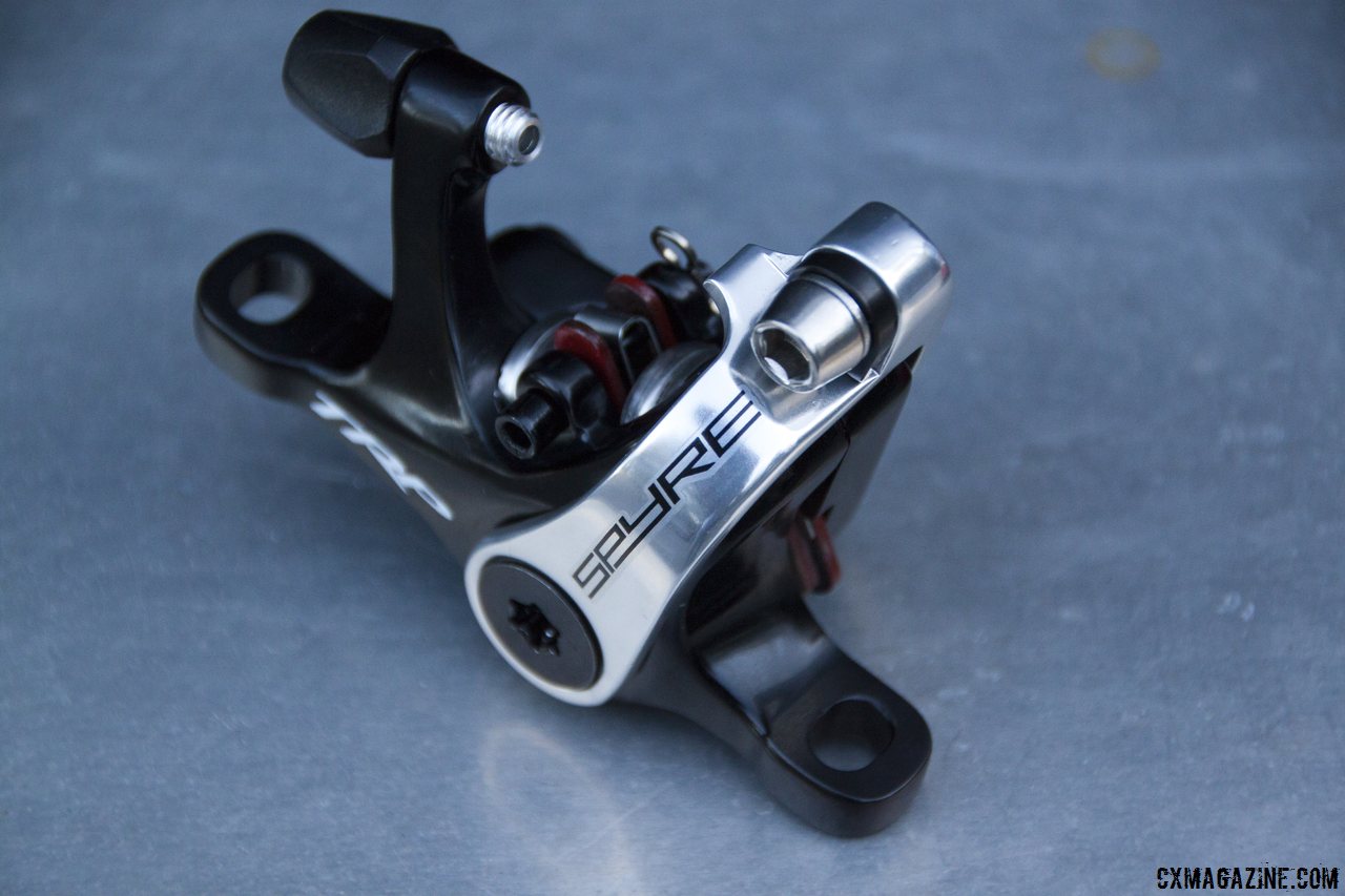 TRP Brakes\' Spyre Mechanical Disc Brake - coming in May. © Cyclocross Magazine