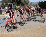 Kyle Gritters (Rock n’ Road), Brandon Gritters (Rock n’ Road), Brent Prenzlow (Celo Pacific), Ty Hathaway (Mudfoot/Giro/Yonder) and Cory Greenberg (Cynergy) lead the Men’s A charge. Hathaway was stoked to score his first elite podium. © Phil Beckman/PB Creative (pbcreative.smugmug.com)