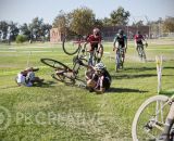 Brent Prenzlow (Celo Pacific) tests his brake pads. © Phil Beckman/PB Creative (pbcreative.smugmug.com)