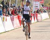 U23 Winner Wieste Bosmans at the finish©Greeg Germer