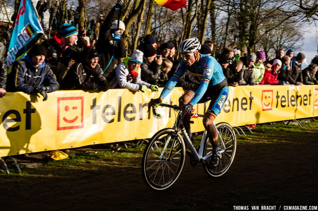 Sven Nys at the UCI World Championships of Cyclocross. © Thomas Van Bracht