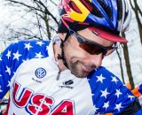 Pre-race Tim Johnson at the UCI World Championships of Cyclocross. © Thomas Van Bracht