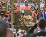 Heading through the wall of noise at U23 UCI Cyclocross World Championships 2014. © Thomas Van Bracht