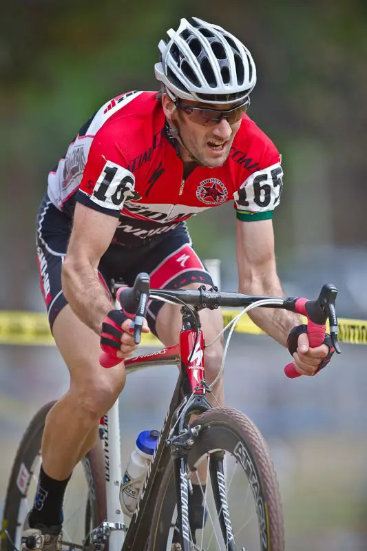 Sid Taberlay (Sho-Air Specialized) finishes up in 4th place falling two places in the final laps © Danny Munson/DMunsonPhoto.com