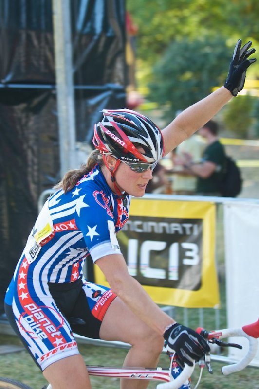 Katie Compton wins her 45th career UCI race © 2010 Jeffrey B. Jakucyk