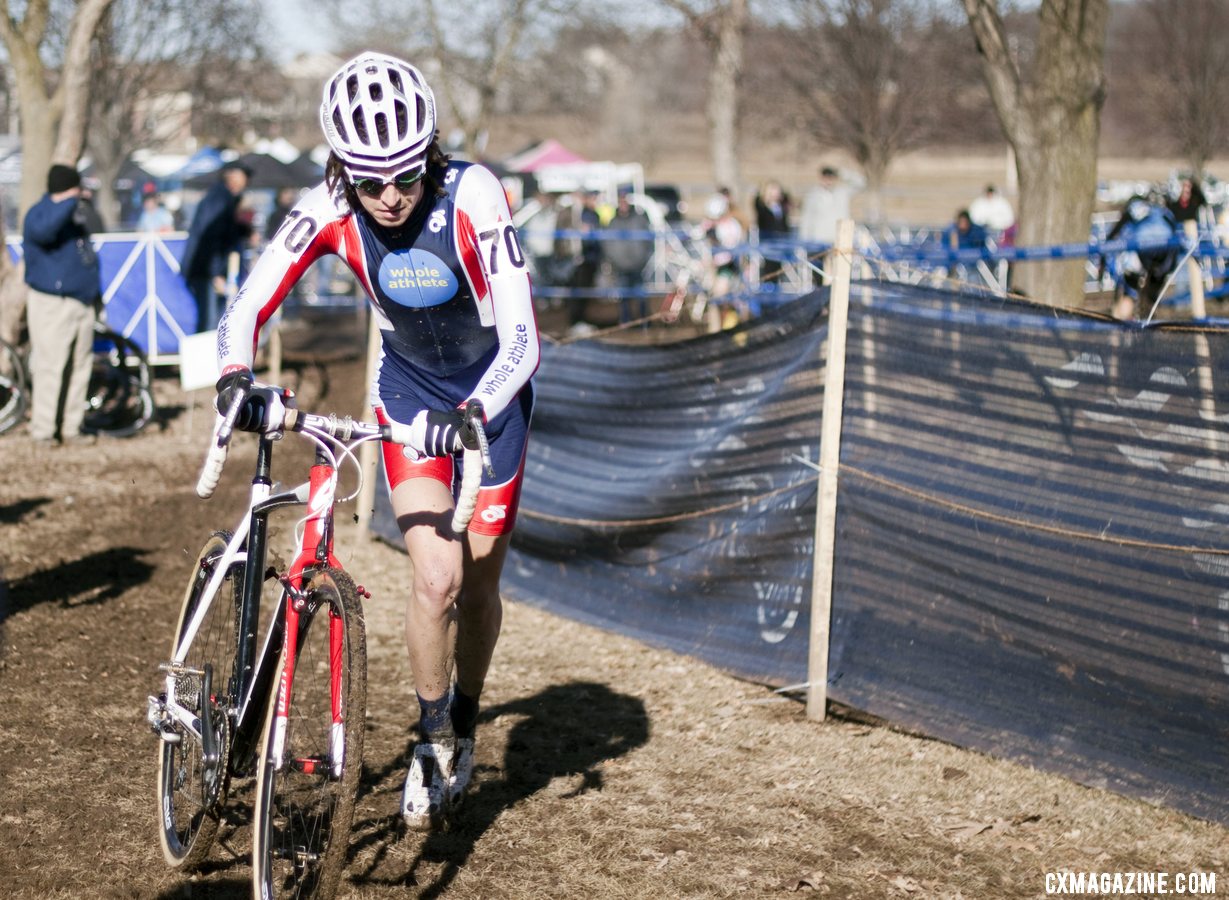 Junior men's 17-18 race, 2012 Cyclocross National Championships. © Cyclocross Magazine