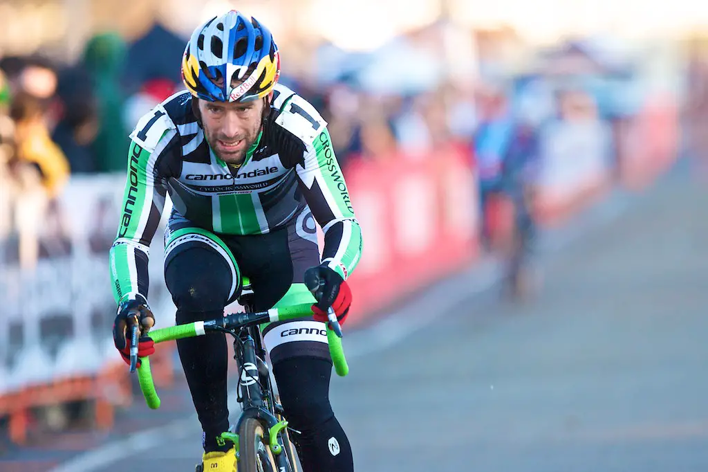 Tim Johnson of Cannondale/CyclocrossWorld had an off-day. ? Joe Sales