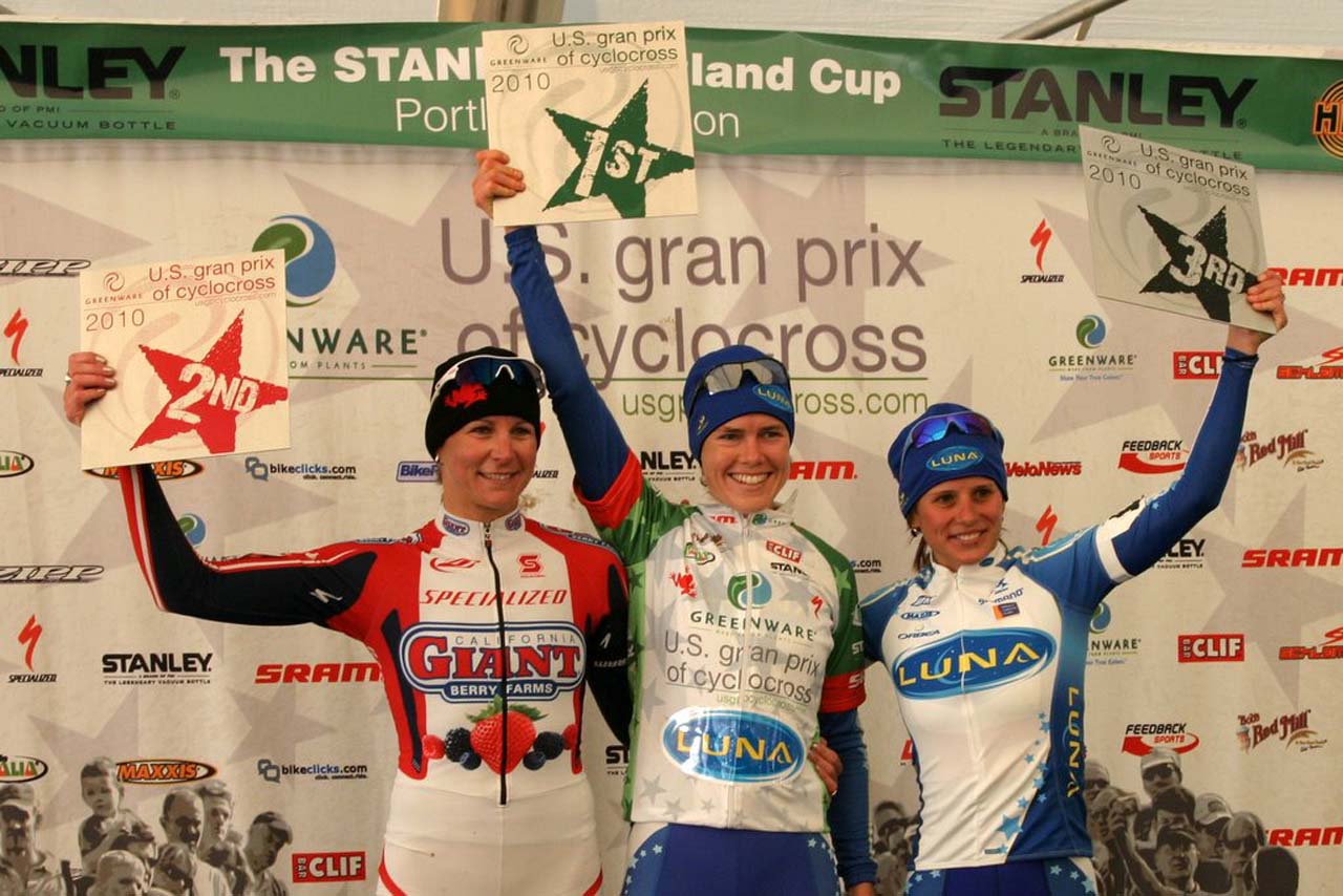 USGP Elite women\'s series podium © Dave Roth