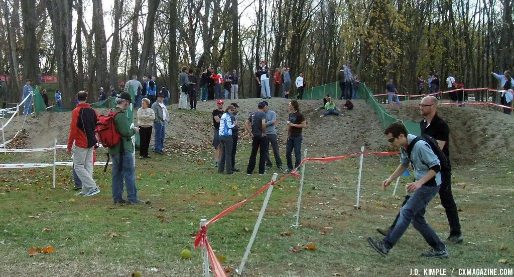 The crowd lines the course. © J.D. Kimple