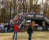 Run up pile up in the men's race. © J.D. Kimple