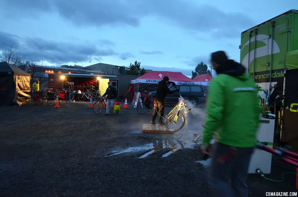 Post-race work. © Cyclocross Magazine