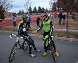 A tired Tim congratulates Ryan. © Cyclocross Magazine