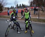 A tired Tim congratulates Ryan. © Cyclocross Magazine