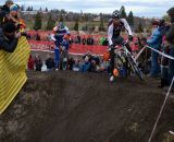 Struggling at the top of the ride/run-up. © Cyclocross Magazine