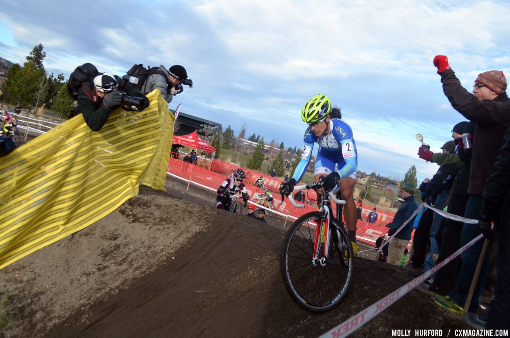 Nash led from lap 1. © Cyclocross Magazine