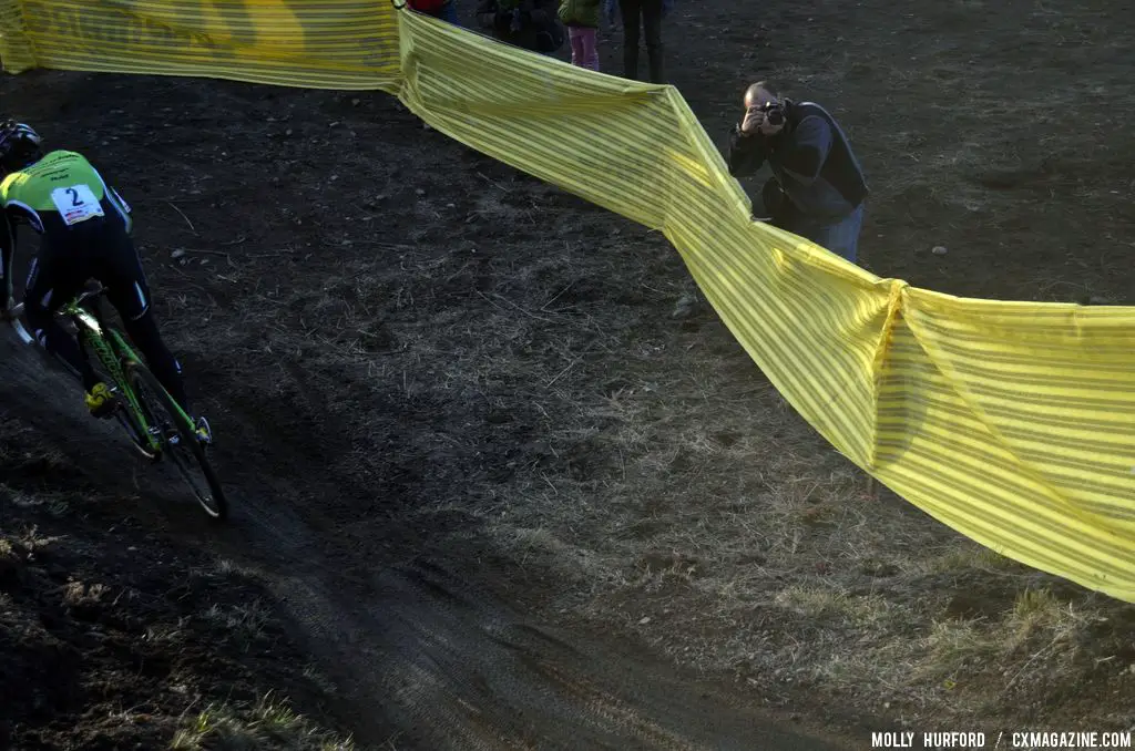 Dueling photogs over the course aimed for the better angles. © Cyclocross Magazine