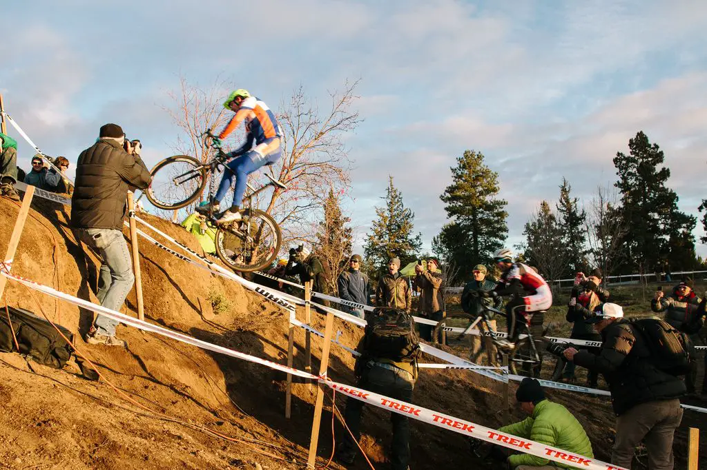 Adam Craig shows off his MTB skills. © Jason Perry