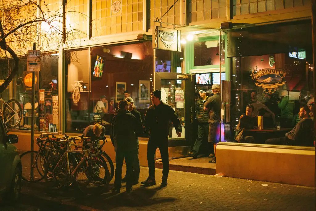 The afterparty, bike parking. © Jason Perry