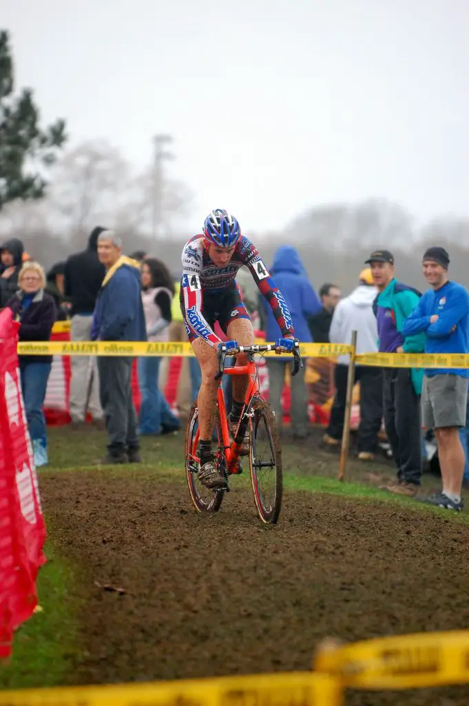 Trebon was at ease in the mud, as it wasn't much different than Oregon's conditions. ? Tom Olesnevich