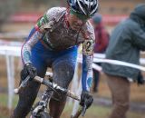 Yannick Eckmann (Pearlizumi/Shimano) storms thru the mud on the way to his win. ©  Wil Matthews