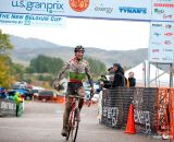 Yannick Eckmann (Pearlizumi/Shimano) takes the win in the U/23 on Day 1 of the USGP Fort Collins. © VeloVivid Cycling Photography