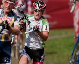 Katie Compton worked her way up passed early leader Sue Butler to develop a commanding lead and win © Wil Matthews Katie Compton worked her way up passed early leader Sue Butler to develop a commanding lead and win © Wil Matthews
