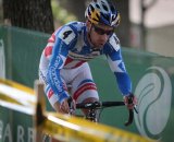By mid-race, Johnson was on on his own, and finished with a 30-second gap over teammate Powers © Wil Matthews By mid-race, Johnson was on on his own, and finished with a 30-second gap over teammate Powers © Wil Matthews