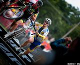 Wellens and Trebon at the barriers. 2011 USGP Planet Bike Cup Day 1. © VeloVivid Cycling Photography