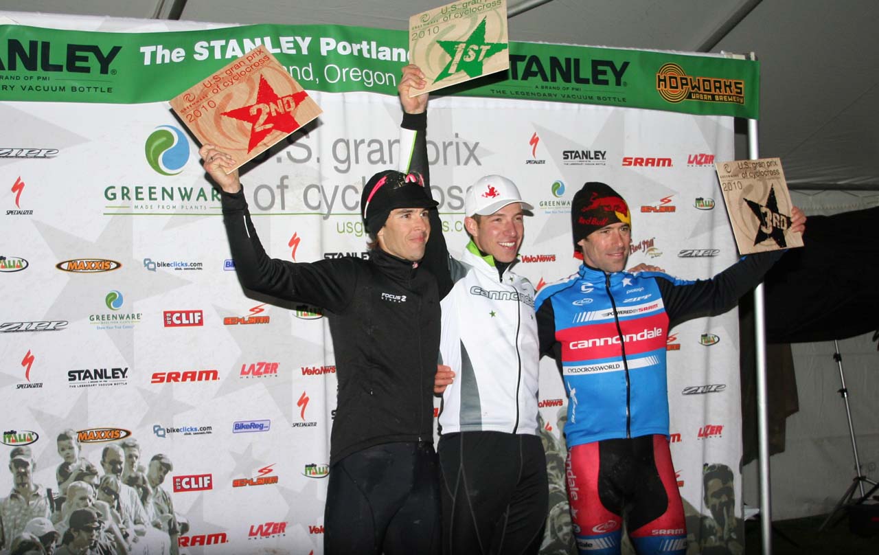 Elite men\'s podium © Josh Liberles