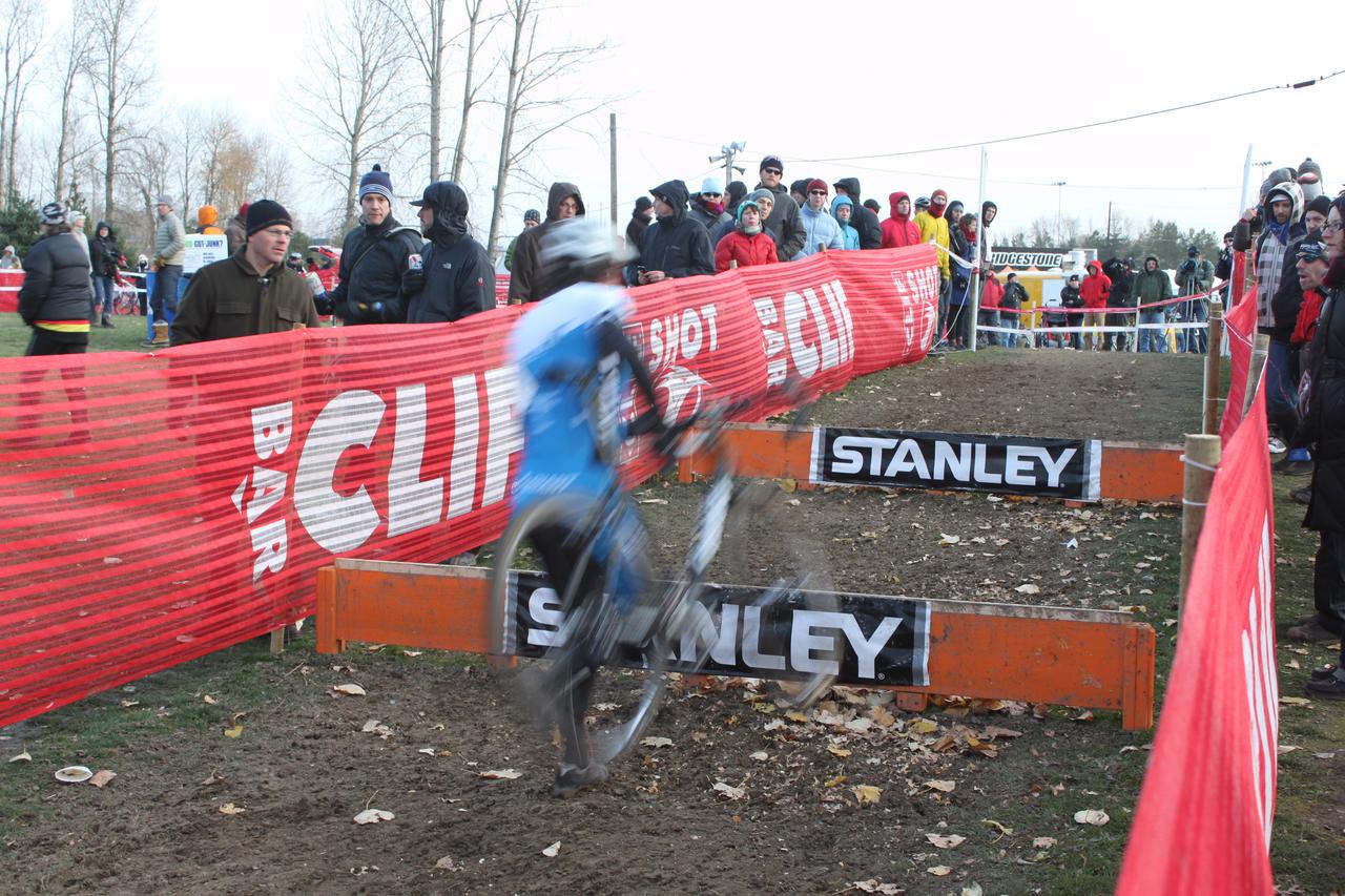 Adam Craig apporaches the barriers. ? Cyclocross Magazine
